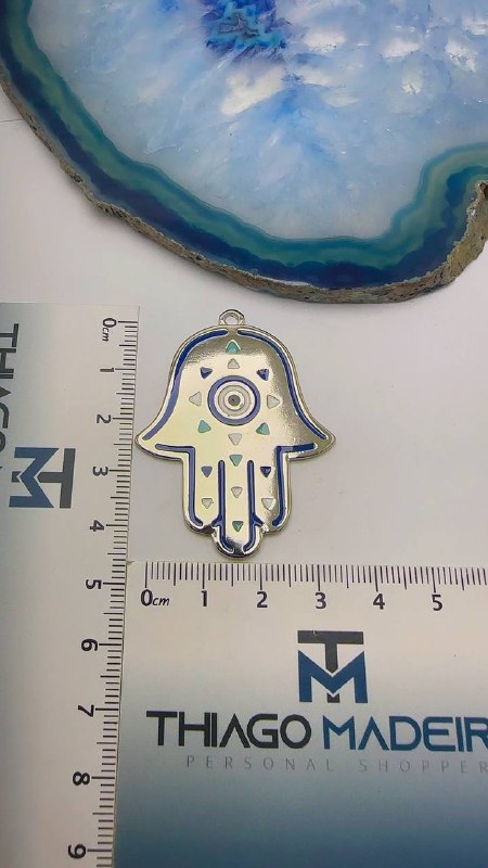 Pingente Mao De Fatima Niquel - 01 und