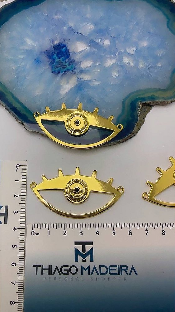 Pingente Olho Grego Ouro - 01 Und