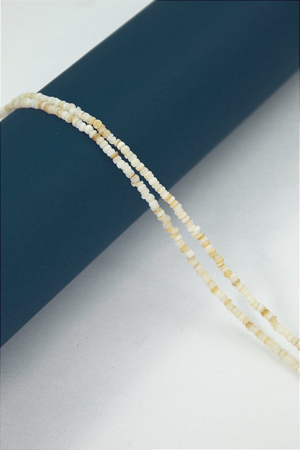 Fio Madreperola Cascalho 3mm - O Fio