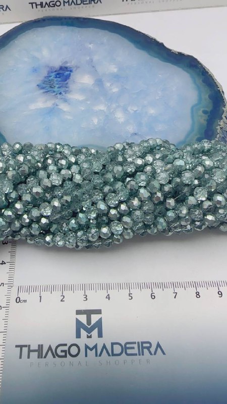 Fio Cristal 6mm Vidro Facetado - O Fio