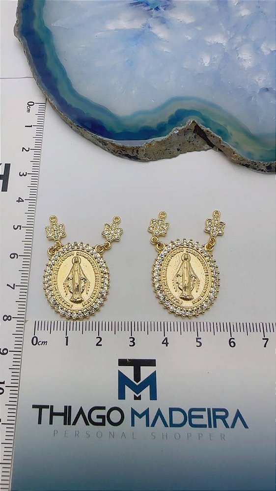 Pingente Religioso Nossa Senhora das Gracas - 01 Unid