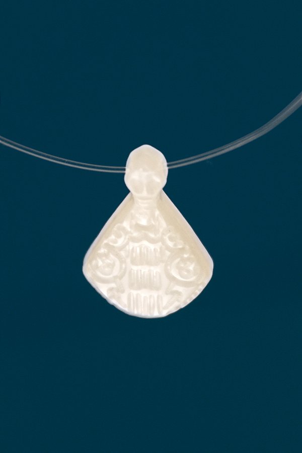 Pingente Nossa Senhora Aparecida Passante Madreperola - 01 Und