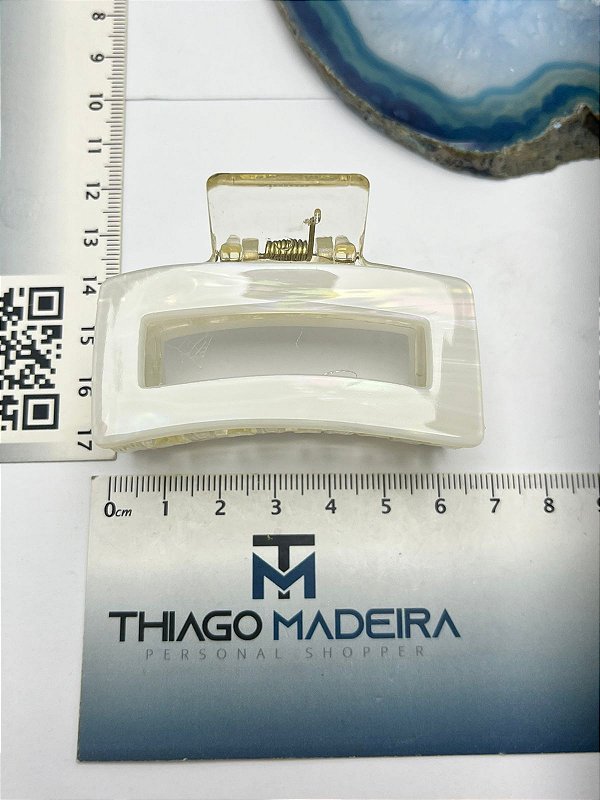 Piranha retangular acrilico com acetato cores variadas - 1 und