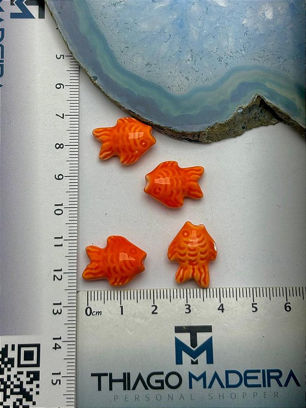 Pingente Peixe Ceramica - 01 und