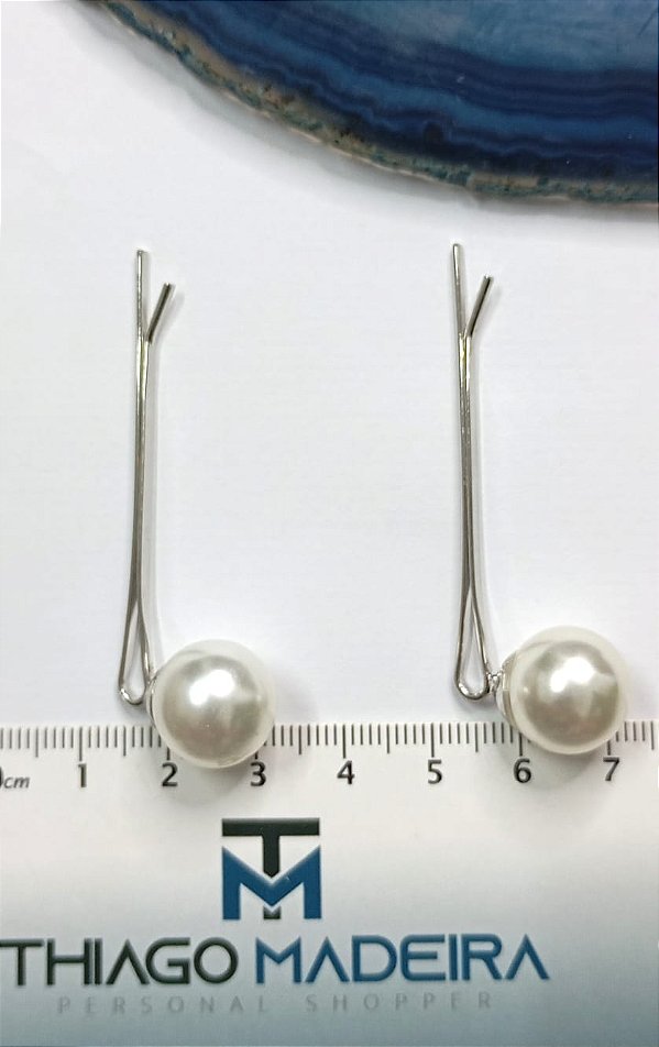 Grampos niquel de perolas - 2 unidades | Tudo para montagem| Thiago Madeira