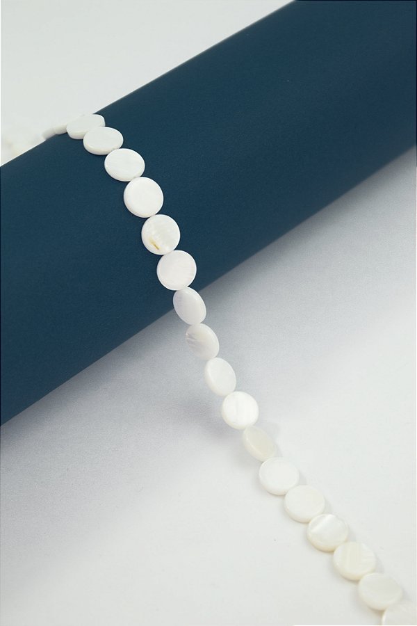 Fio Madreperola Redondo 10mm - O Fio