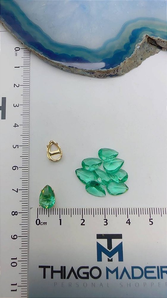 Pingente Pedra Gota - 01 und