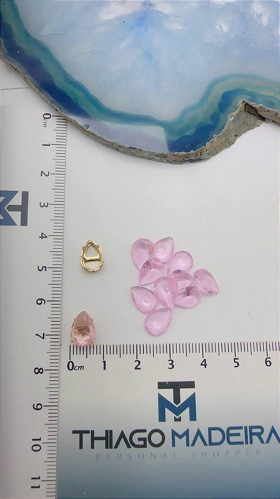 Pingente Pedra Gota - 01 und