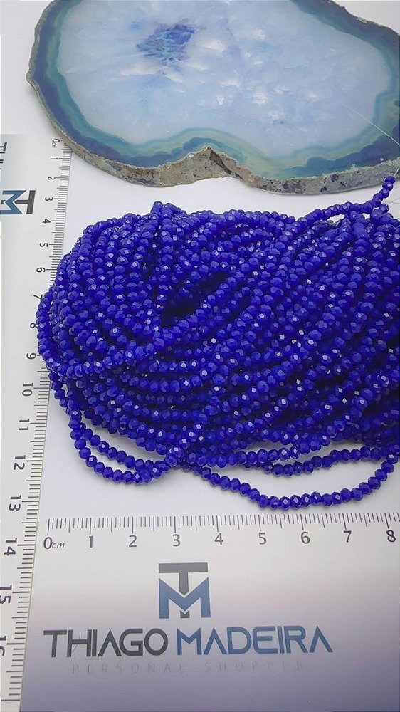 Fio Cristal 2Mm Vidro Facetado - O Fio