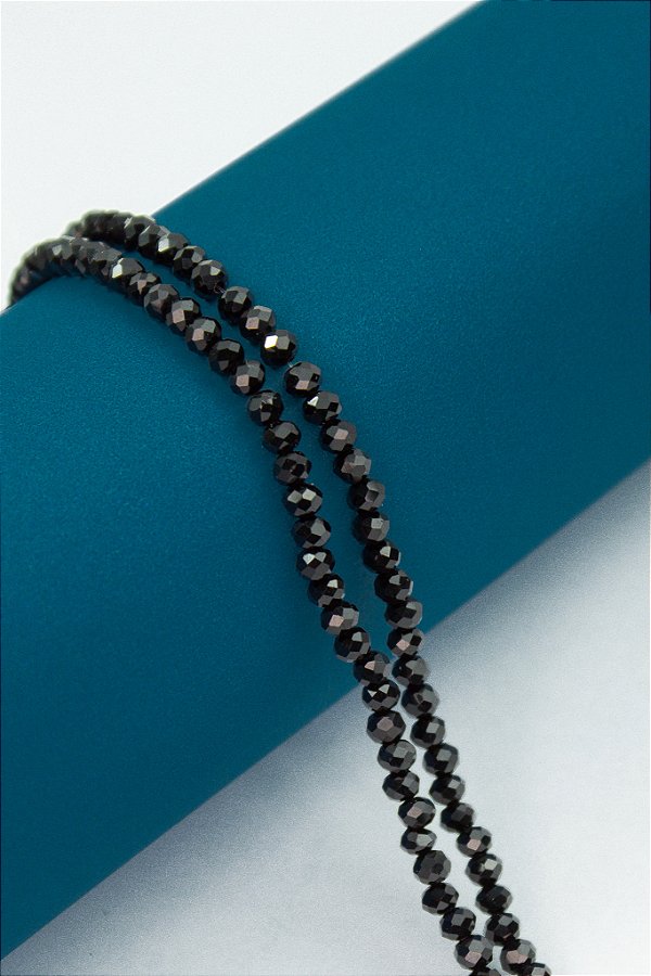 Fio Cristal 4mm Vidro Facetado - O Fio