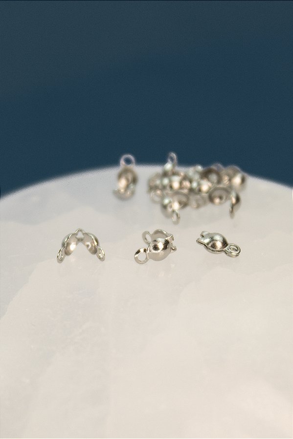 Tips Bolinha para fios 5x2,5mm - 50 Pçs - Aço Inox