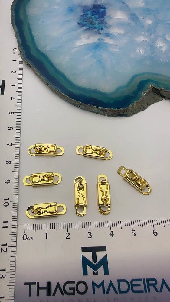 Fecho Gaveta Ouro 18K Medio - 01 und