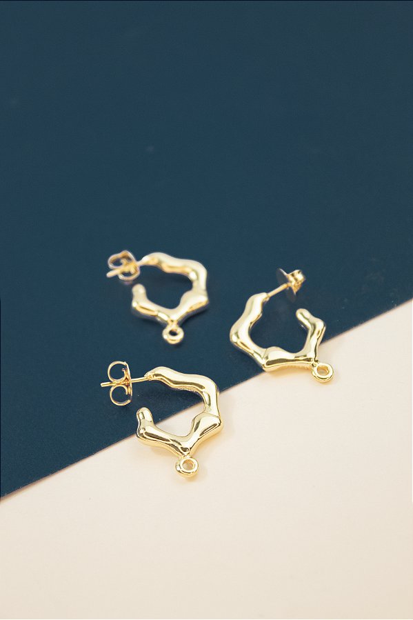 Base De Brinco Ouro - 01 Par