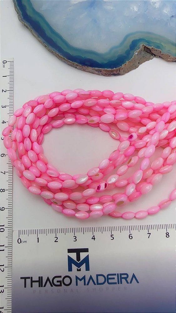 Fio Madreperola Arroz 4x8Mm - O fio