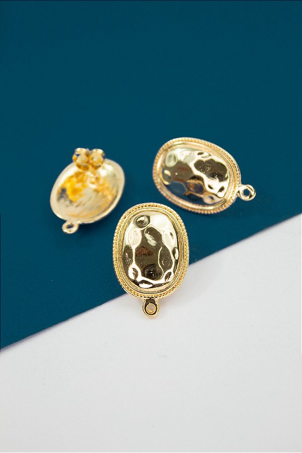 Base De Brinco Ouro - 01 Par