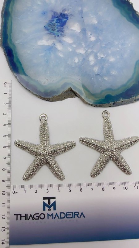 Pingente Estrela Niquel - 01 und