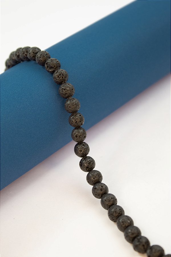 Fio Pedra 8Mm Vulcanica - O Fio