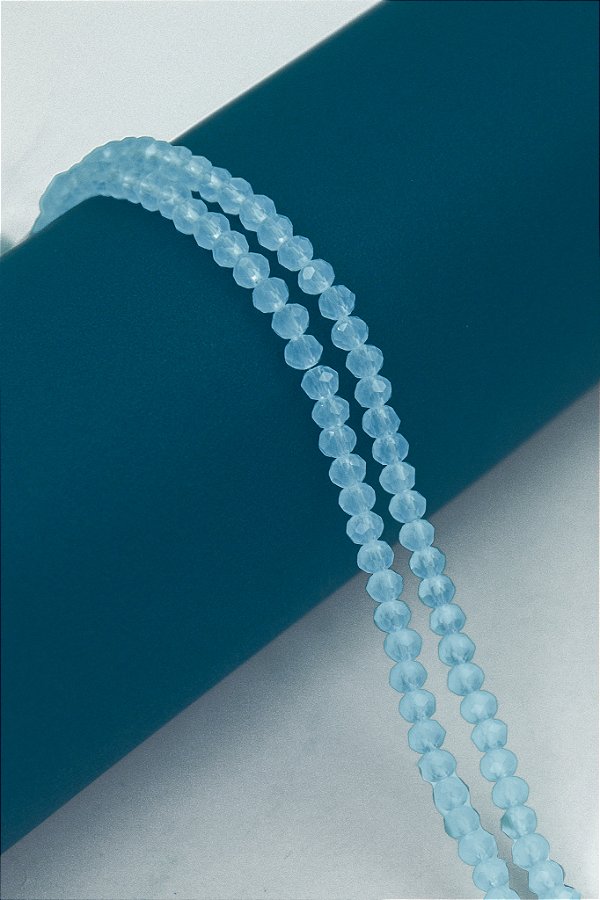 Fio Cristal 4Mm Vidro Facetado - O Fio