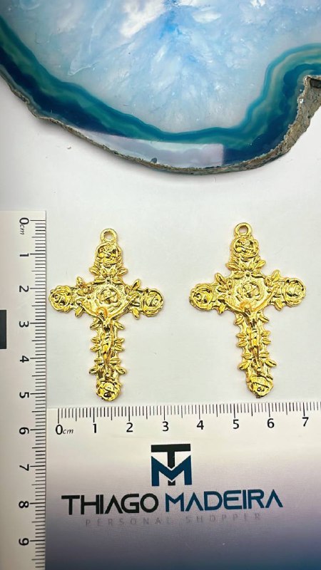 Pingente Religioso Cruz Ouro - 01 und