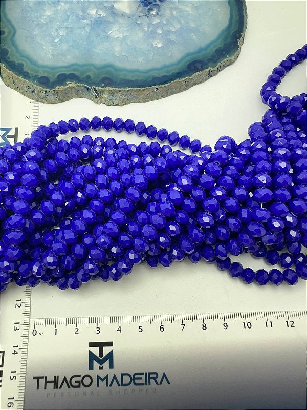 Fio Cristal 8mm Vidro Facetado - O Fio