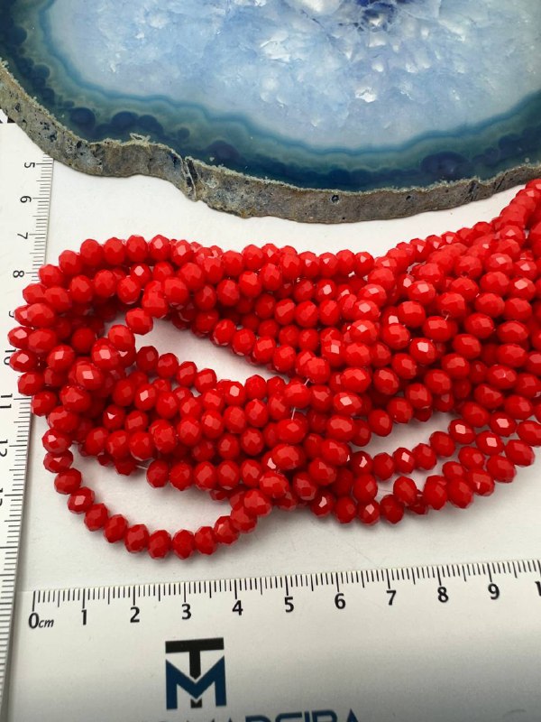 Fio Cristal 6Mm Vidro Facetado - O Fio