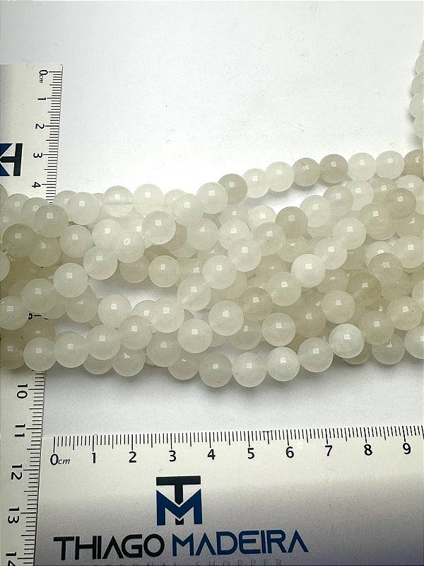 Fio Pedra 8Mm Jade Opalina - O Fio