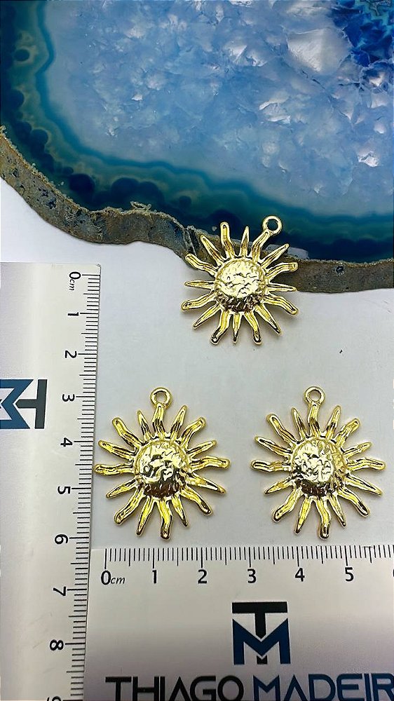 Pingente Sol Ouro - 01 Unid