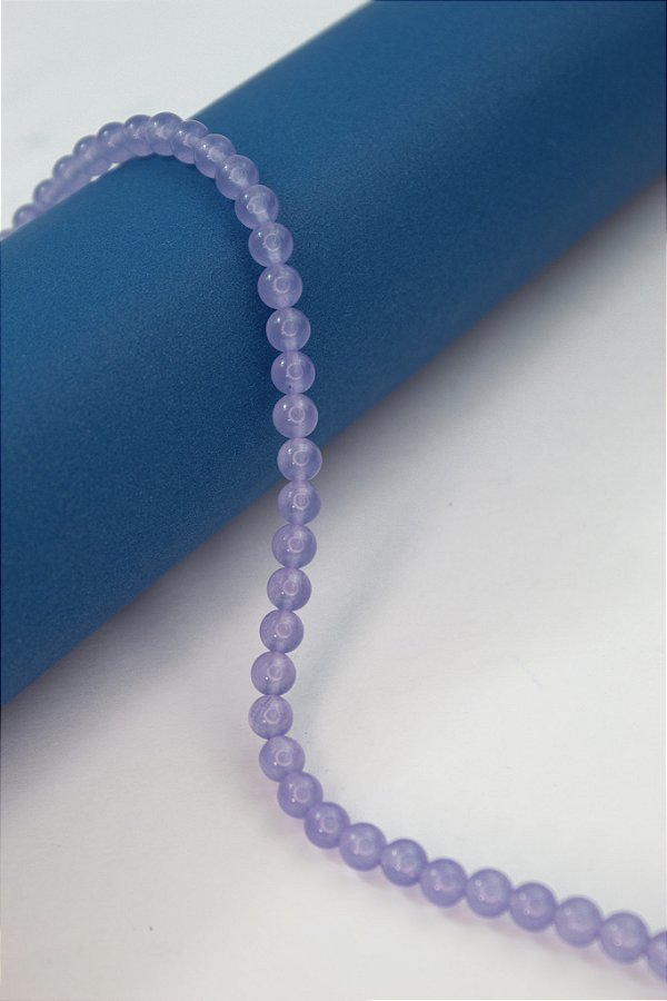 Fio Pedra 6Mm Jade Lilas - O Fio