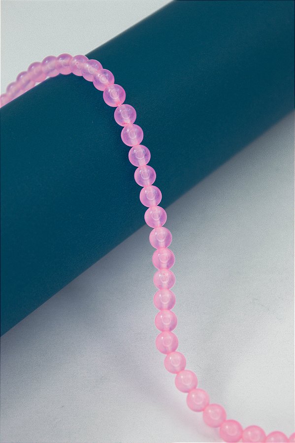 Fio Pedra 6Mm Jade Rosa - O Fio