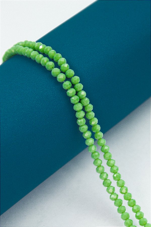 Fio Cristal 4Mm Vidro Facetado - O Fio