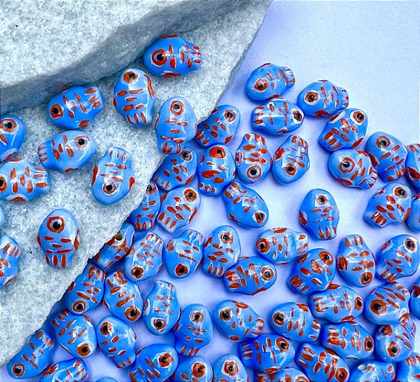 Pingente Peixe Ceramica - 01 unid