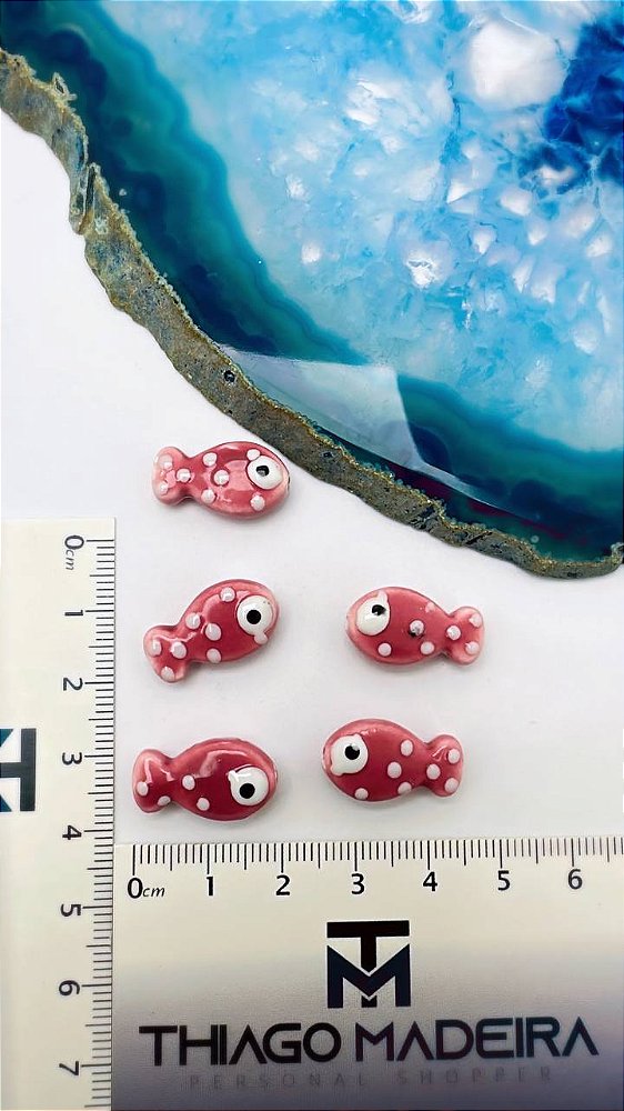 Pingente Peixe Ceramica - 01 unid