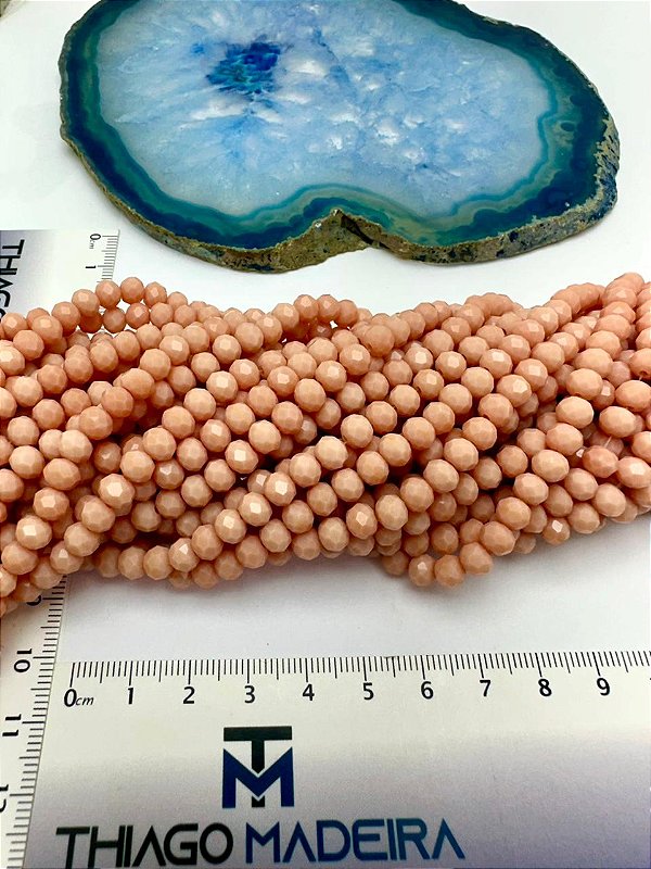 Fio Cristal 6mm Vidro Facetado - O Fio