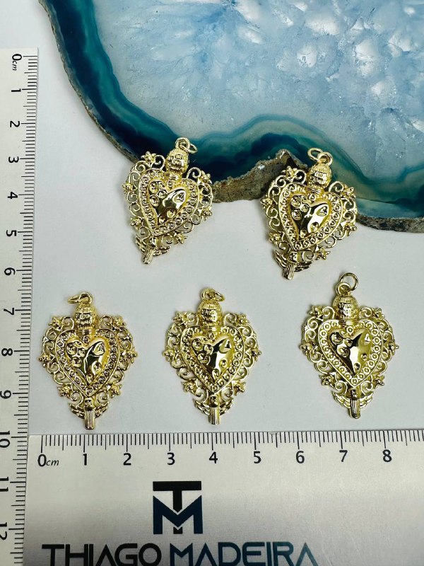 Pingente Coracao Ouro - 01 Und