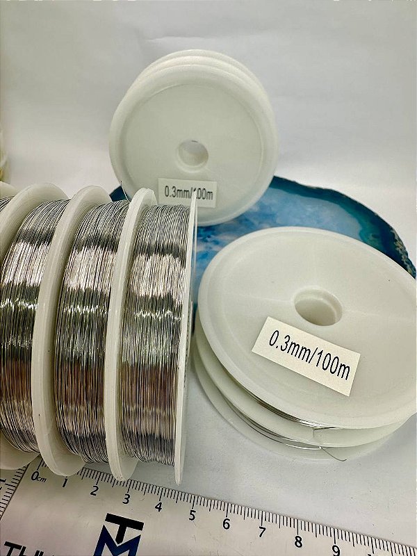 Fio copper 0,30mm - 100 metros - Niquel