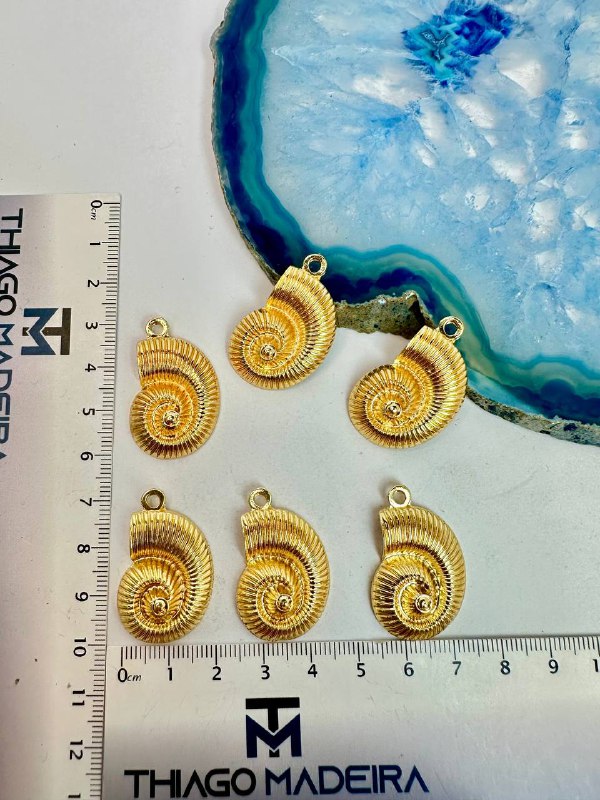 Pingente Concha Ouro - 01 und