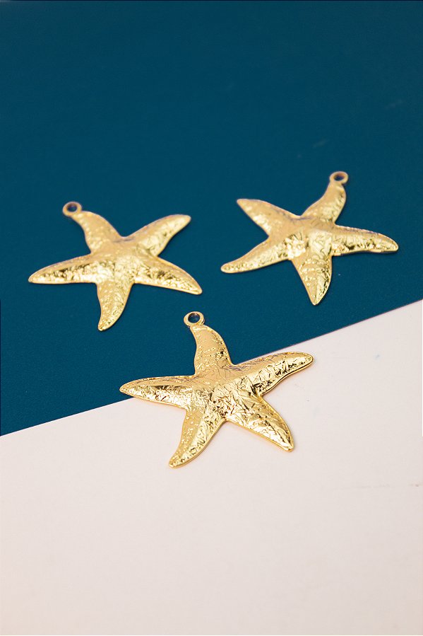 Pingente Estrela Ouro - 01 und