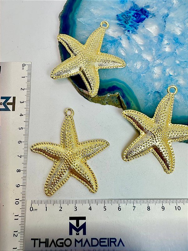 Pingente Estrela Ouro - 01 und