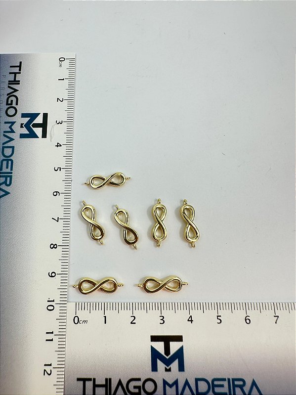 Pingente Infinito 2 Saidas Ouro - 01 Und
