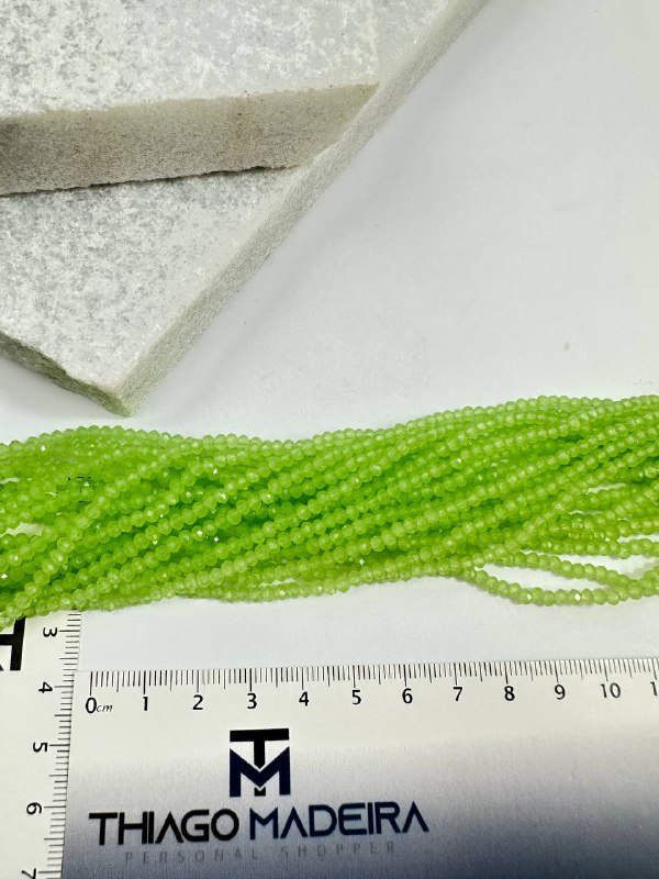 Fio Cristal 2mm Vidro Facetado - O Fio