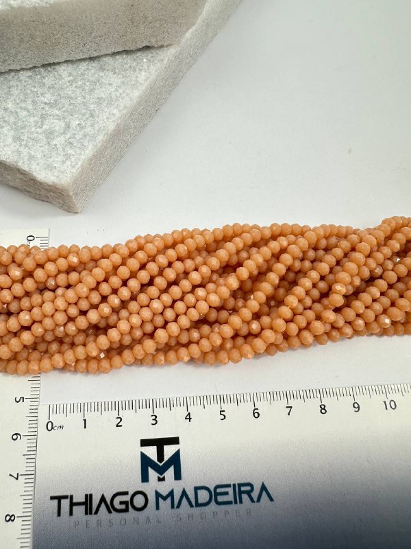 Fio Cristal 4Mm Vidro Facetado - O Fio