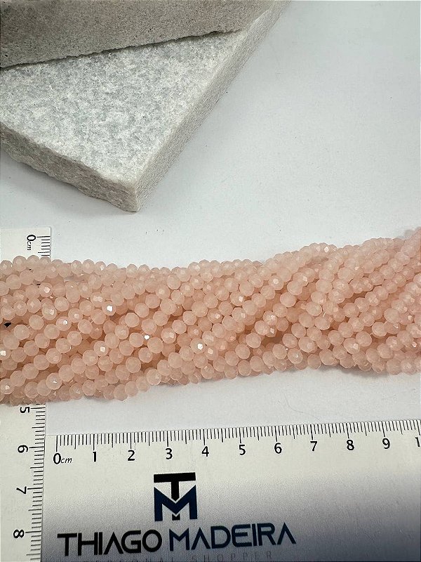 Fio Cristal 4Mm Vidro Facetado - O Fio