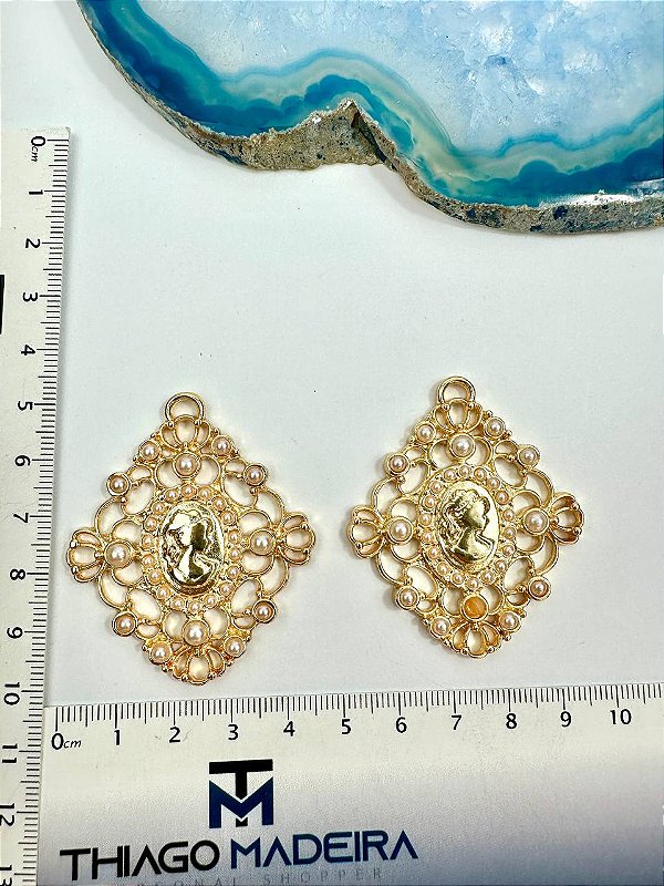 Pingente Boho Ouro - 01 Unid