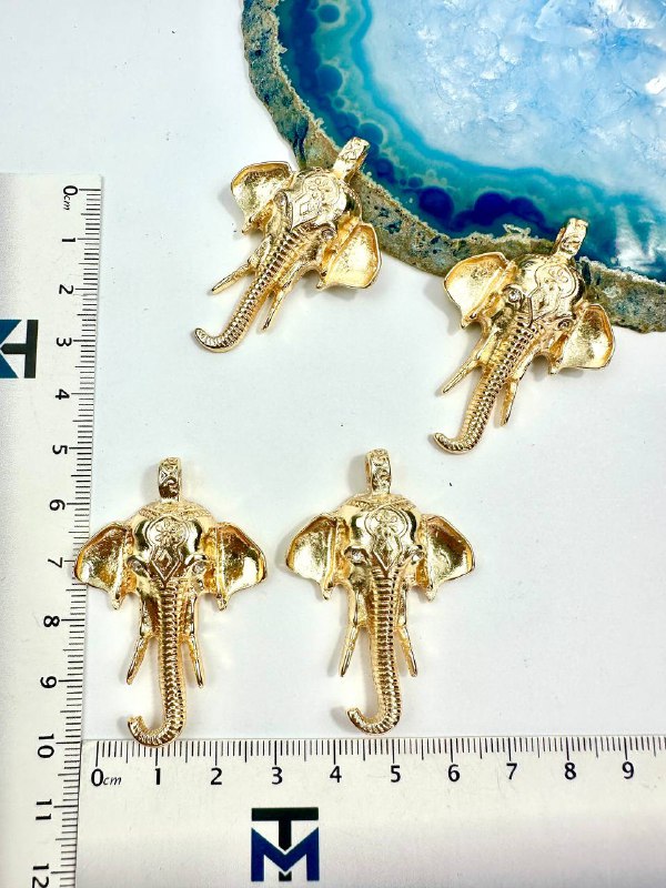 Pingente Elefante Ouro - 01 Unid