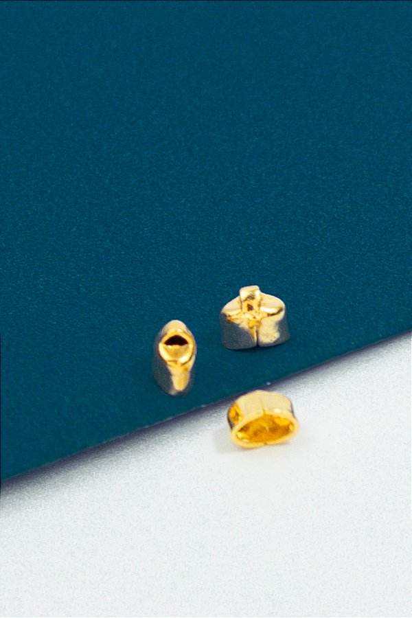 Terminal Acabamento 4mm Ouro - 01 Unid.