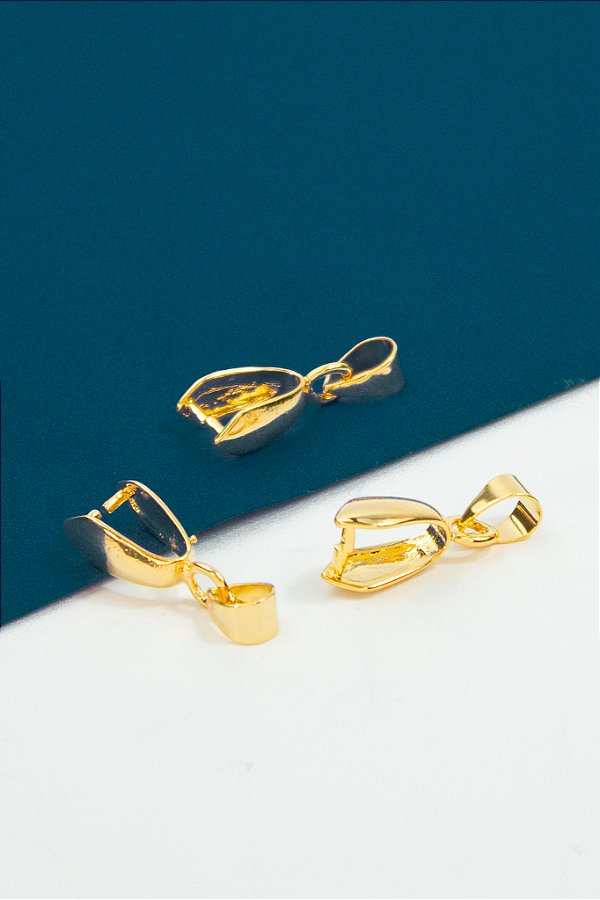 Terminal Garra Para Pedras Ouro 10mm - 01 Unid