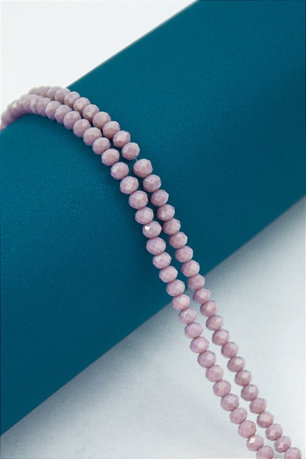 Fio Cristal 4Mm Vidro Facetado - O Fio