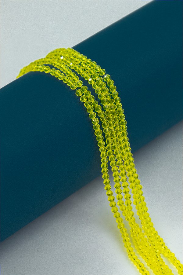 Fio Cristal 2Mm Vidro Facetado - O Fio