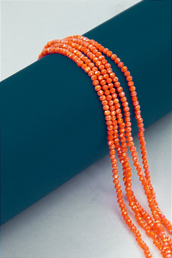 Fio Cristal 2Mm Vidro Facetado - O Fio