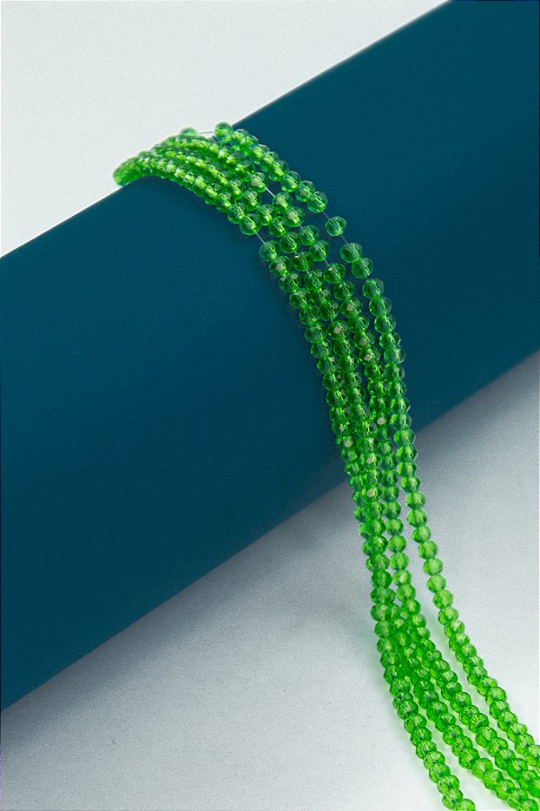 Fio Cristal 2Mm Vidro Facetado - O Fio
